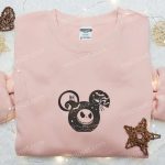 The Nightmare Before Christmas Mickey Embroidered Shirt – Best Halloween Gift for Family