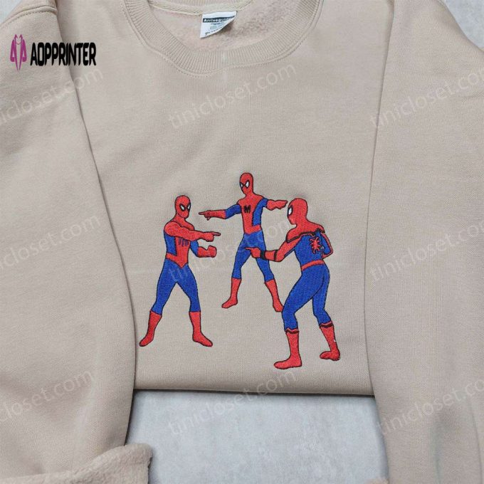 Marvel Spider-Man Embroidered Shirt No Way Home Hoodie & Sweatshirt: Exclusive Collection