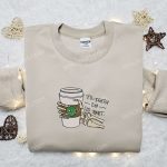 Funny Skeleton Hand Drink Coffee Sweatshirt: Best Halloween Gift for Family