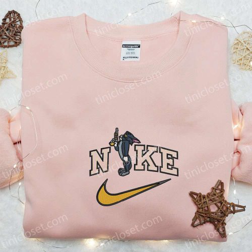 Tom Hunter x Nike Cartoon Embroidered Sweatshirt: Tom and Jerry Hoodie – Best Birthday Gift Ideas