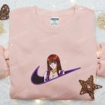 Tomoko Nomura x Nike Anime Embroidered Sweatshirt: Best Nike Inspired Hoodie for Birthday Gifts