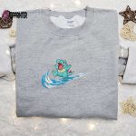 Totodile x Nike Anime Embroidered Sweatshirt: Pokemon Hoodie for Best Birthday Gift