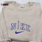 Stylish Tower x Nike Embroidered Hoodie & Shirt: The Perfect Family Gift!