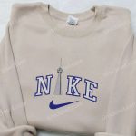 Stylish Tower x Nike Embroidered Hoodie & Shirt: The Perfect Family Gift!