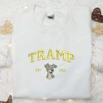 Vintage Tramp Est 1955 Embroidered Shirt & Disney Characters Hoodie – Perfect Cartoon Gift