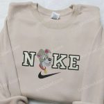 Tramp x Nike Embroidered Hoodie & Lady and the Tramp Shirt Nike Inspired Embroidered Apparel