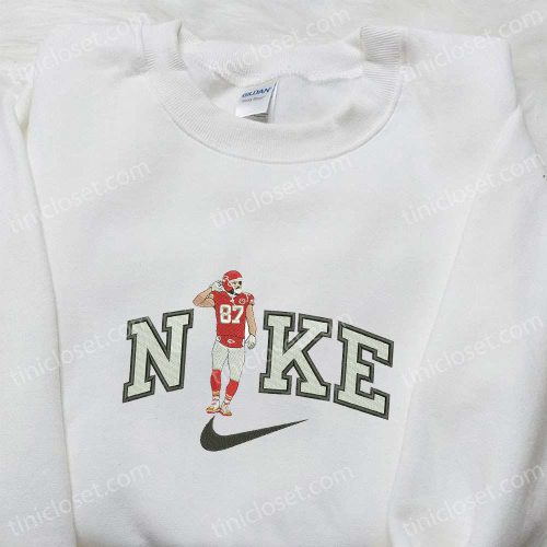 Travis Kelce x Nike Embroidered Shirt – NFL Sport T-shirt for Family – Best Gift Ideas