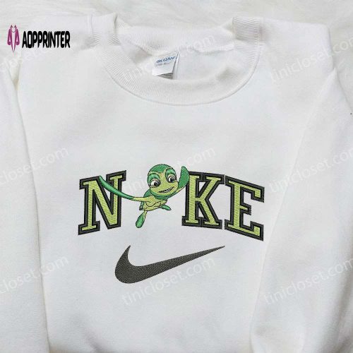 Turtle x Nike Embroidered Hoodie & Shirt: Perfect Family Gift with Nike-Inspired Design