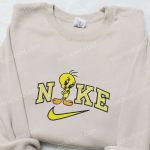 Tweety x Nike Cartoon Embroidered Sweatshirt & Disney Characters T-shirt: Best Family Gift Ideas