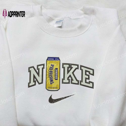 Tunisia x Nike Embroidered Hoodie & Shirt: Perfect Family Gift Nike-Inspired Design