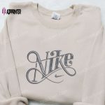 Typography x Nike Embroidered Sweatshirt: Best Nike Inspired Hoodie for Birthday Gift