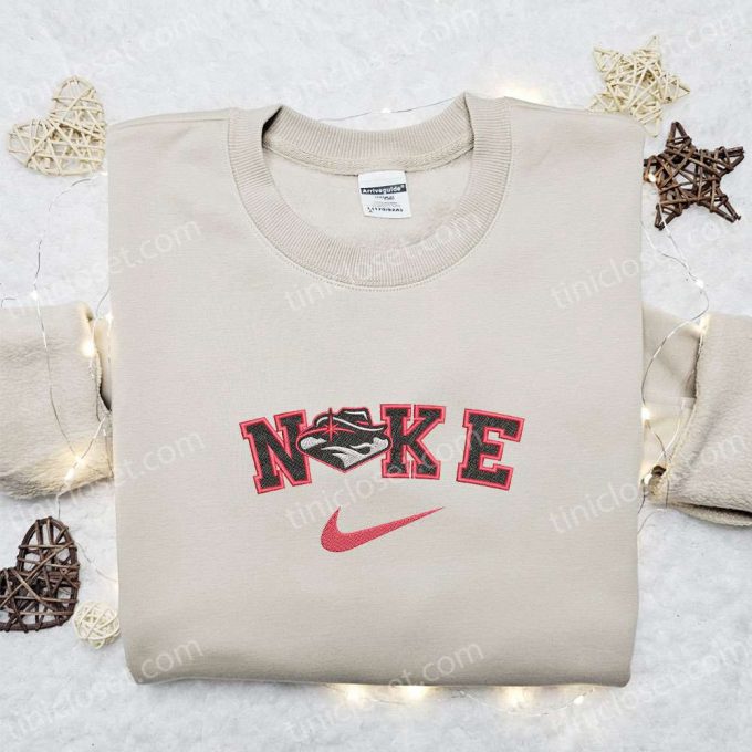 UNLV Rebels Nike Embroidered Shirt & NCAA Sports Hoodie: Perfect Gift Idea for Fans