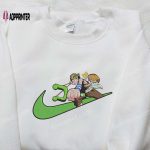 Usopp x Nike Swoosh Anime Hoodie & Embroidered One Piece Nike Inspired Shirt