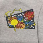 Vegeta Super Saiyan Blue Embroidered Shirt & Dragon Ball Sweatshirt – Anime Inspired Attire