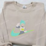 Vegeta Super Saiyan x Nike Swoosh Anime Embroidered Hoodie & Dragon Ball Shirt – Nike Inspired Apparel