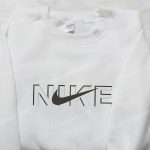 Vintage Custom Nike Embroidered Sweatshirt – Unique Nike Inspired Shirt Perfect Birthday Gift