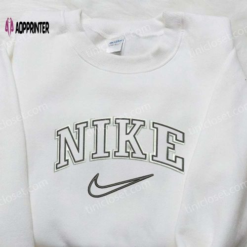 Yoda x Nike Embroidered Sweatshirt: Star Wars Movie Shirt Nike Inspired Design