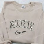 Vintage Custom Nike Embroidered Sweatshirt – Best Nike Inspired Birthday Gift