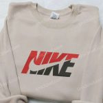 Vintage Custom Nike Embroidered Sweatshirt – Nike Inspired Shirt Best Family Gift