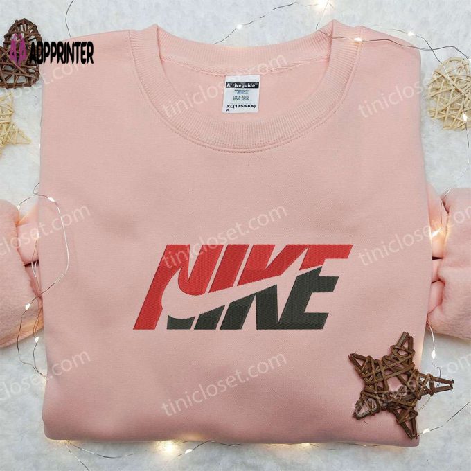 Vintage Custom Nike Embroidered Sweatshirt – Nike Inspired Shirt Best Family Gift