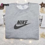 Vintage Nike Embroidered Hoodie & Shirt: Best Family Gifts