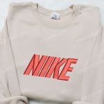 Stylish Vintage Nike Embroidered Shirt Sweatshirt and Custom Hoodie – Uniquely Nike Inspired Apparel