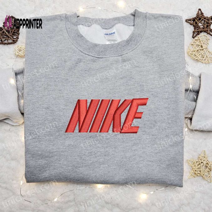 Stylish Vintage Nike Embroidered Shirt Sweatshirt and Custom Hoodie – Uniquely Nike Inspired Apparel