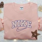 Vintage Nike Embroidered Shirt: Best Family Gift Nike Logo Retro Style