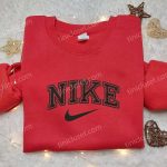 Vintage 90s Nike Spellout Embroidered Shirt: Custom Best Family Gifts