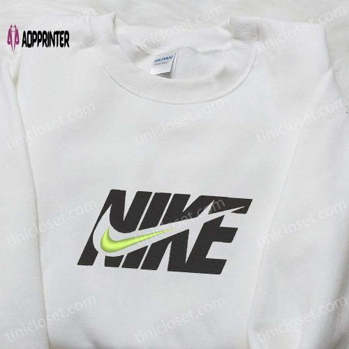 Spooky Skeleton Hand x Nike Embroidered Sweatshirt – Halloween Inspired Shirt