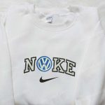 Volkswagen x Nike Embroidered Sweatshirt: Transportation Hoodie Best Birthday Gift Ideas