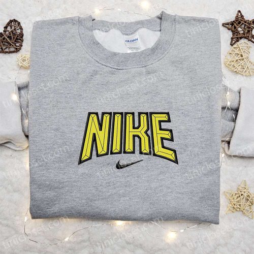 Nike Inspired Volumetric Letters Embroidered Shirt – Best Birthday Gift Ideas