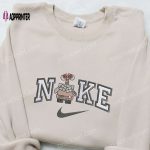 Wall-E x Nike Cartoon Embroidered Sweatshirt: Disney Characters Hoodie Best Birthday Gift