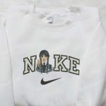 Wednesday Addams x Nike Embroidered Hoodie & Shirt: Gothic Nike Inspired Apparel