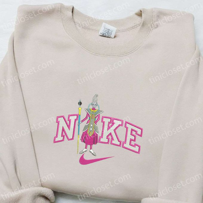 Whis x Nike Anime Embroidered Shirt & Dragon Ball Hoodie: Best Birthday Gift Ideas