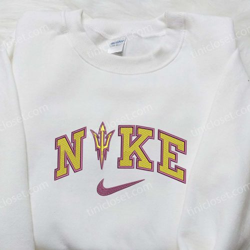 Whitegan ASU x Nike Embroidered Shirt – Authentic Logo & Style