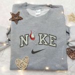 Nike Embroidered Hoodie: Wine Glass & Favorite Drink Shirts Nike Inspired Apparel