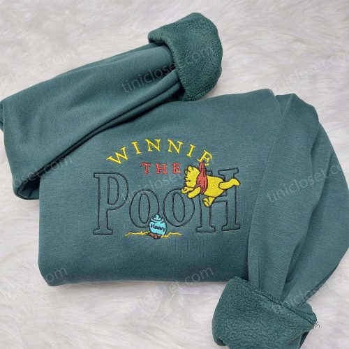 Disney Winnie Pooh Embroidered Sweatshirt: Best Family Gift