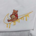 Winnie Pooh Nike Swoosh Sweatshirt & Disney Embroidered Hoodie: Custom Nike Swoosh Shirt