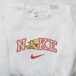 Winnie The Pooh x Nike Embroidered Sweatshirt: Disney-Inspired and Nike-Branded Perfect for Fashion Enthusiasts!