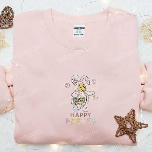 Winnie The Pooh Easter Shirt & Disney Characters Hoodie: Festive Thanksgiving Gift Ideas