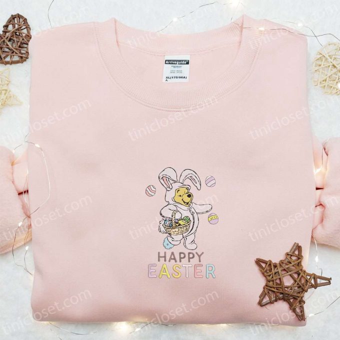 Winnie The Pooh Easter Shirt & Disney Characters Hoodie: Festive Thanksgiving Gift Ideas