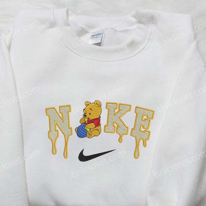 Winnie The Pooh x Nike Embroidered Sweatshirt: Stylish and Comfortable Collaboration