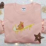 Winnie The Pooh x Nike Swoosh Embroidered Sweatshirt: Disney-Inspired and Nike Branded Shirt