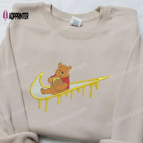 Winnie The Pooh and Eeyore x Nike Embroidered Sweatshirt: Classic Disney x Nike Collaboration