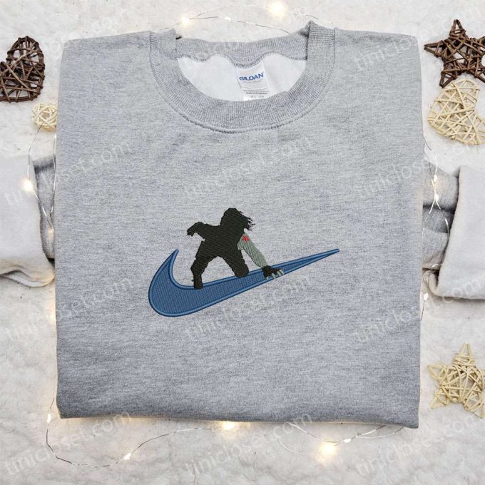 Winter Soldier x Swoosh Movie Shirt & Nike-Inspired Hoodie: Best Family Gift Ideas