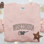 Premium Wisconsin Badgers x Nike Embroidered Shirt & Hoodie: Perfect Family Gift Ideas