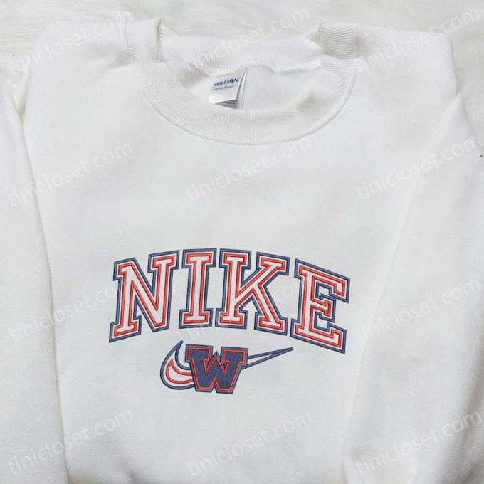 Nike Inspired Wisconsin Badgers Embroidered Sweatshirt – Best Birthday Gift Ideas