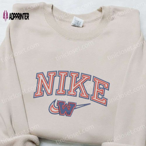 Nike Inspired Wisconsin Badgers Embroidered Sweatshirt – Best Birthday Gift Ideas