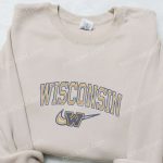 Shop Wisconsin Badgers x Swoosh Shirt & NFL Sport Hoodie – Best Family Gift Ideas